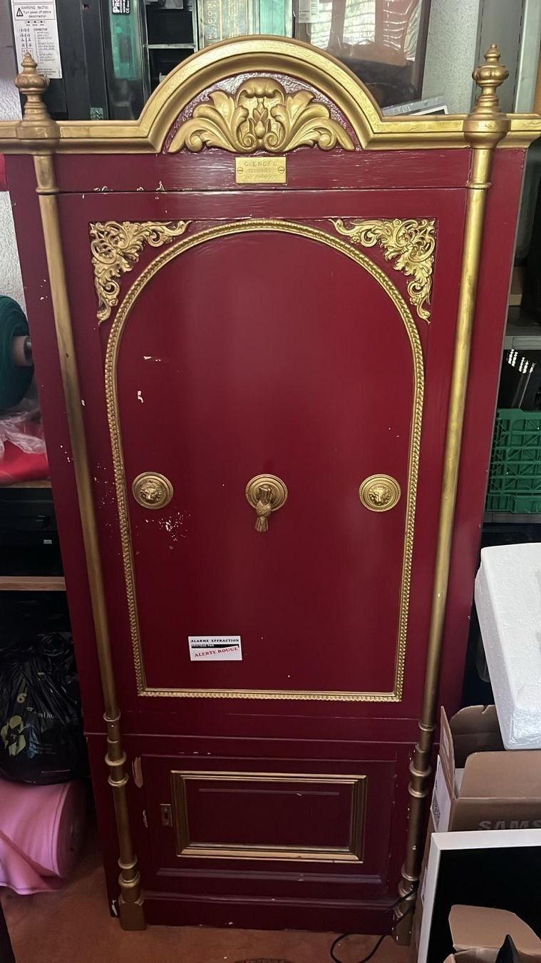 Casseforti: Coffre fort ancien rouge GENCEL – Usato da Mont-sur-Lausanne venduto da Sebouille 5