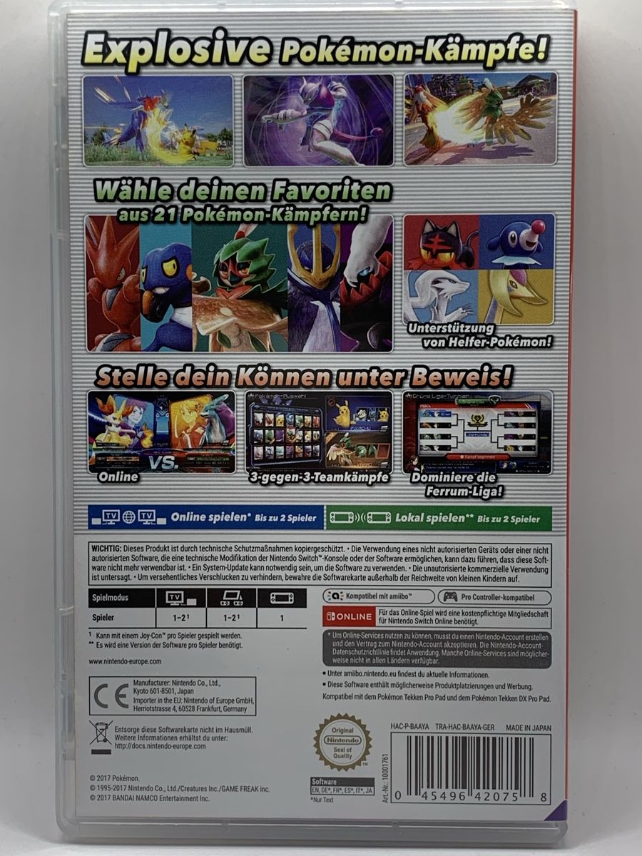 Pokémon Giochi: Nintendo Switch - Pokemon Tekken DX – Usato da Ostermundigen venduto da RG-Collector 1