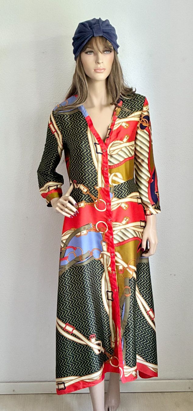 Vestiti: Bunter Maxi Hausdress/Kleid – Usato da Kloten venduto da Nephty 1