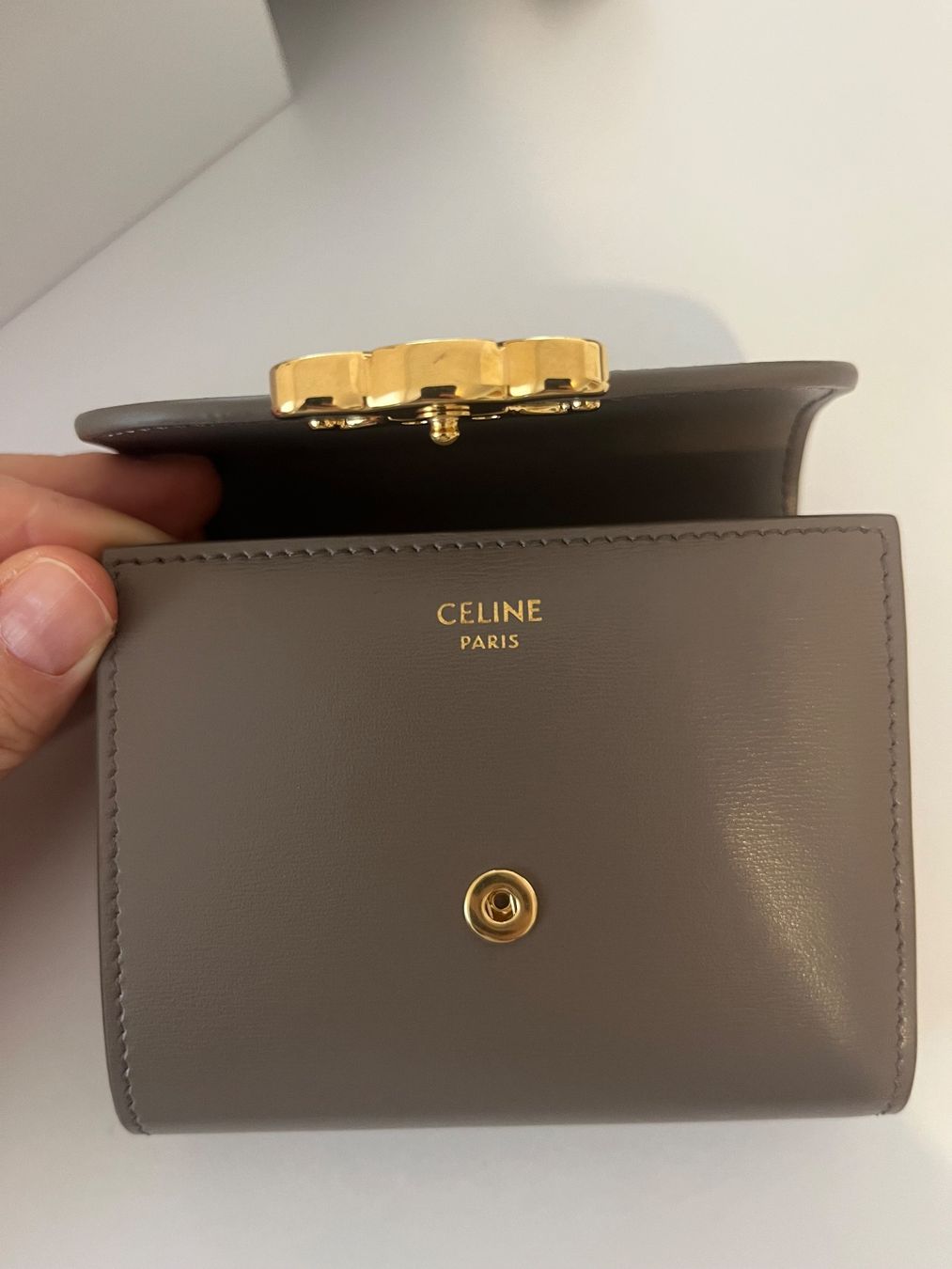 Celine Portamonete: Céline Portemonnaie Triomphe – Usato da Zürich venduto da Joellita25 3