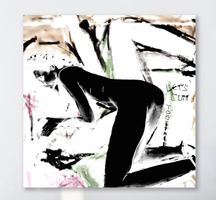 Frauen Kunst Modern Abstrakt Bild Erotik Akt Nude Art Woman