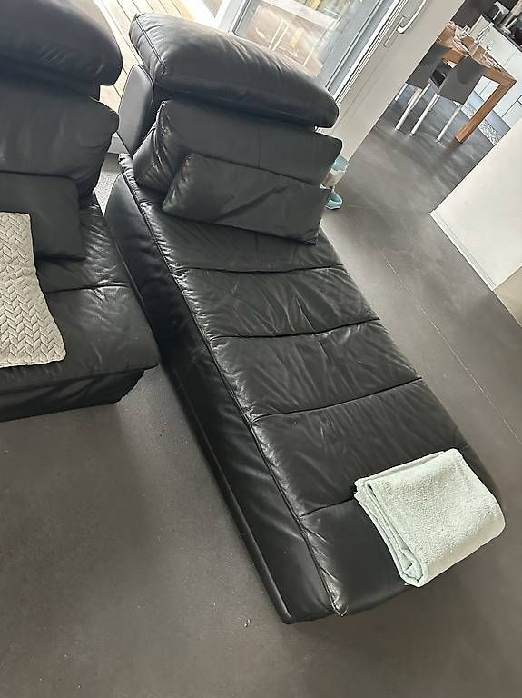 Sofas: Canapé cuir - 3 modules – Gebraucht aus Daillon von spe_zt6d 1