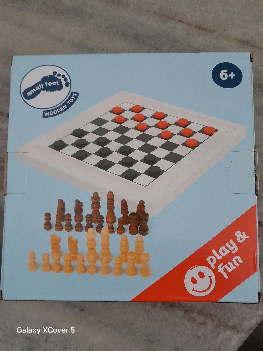 Giochi: Scacchi e Dama in legno Small Foot, gioco completo! – Nuovo e nell'imballaggio originale da Carena venduto da bdi_dz9m
