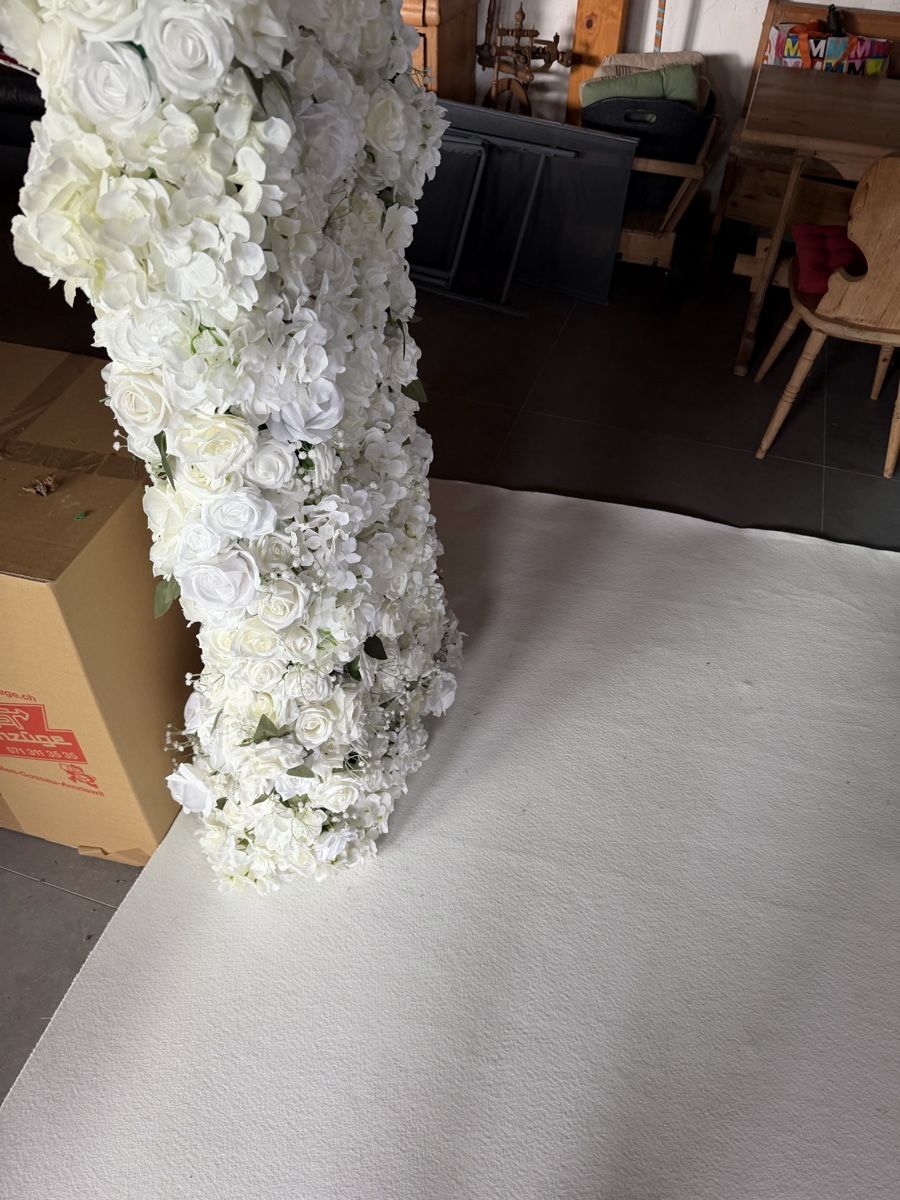 Bogenschiessen: Rosenbogen mit Teppich, perfekt für Hochzeit – Gebraucht aus Rorschach von Costa_18 5
