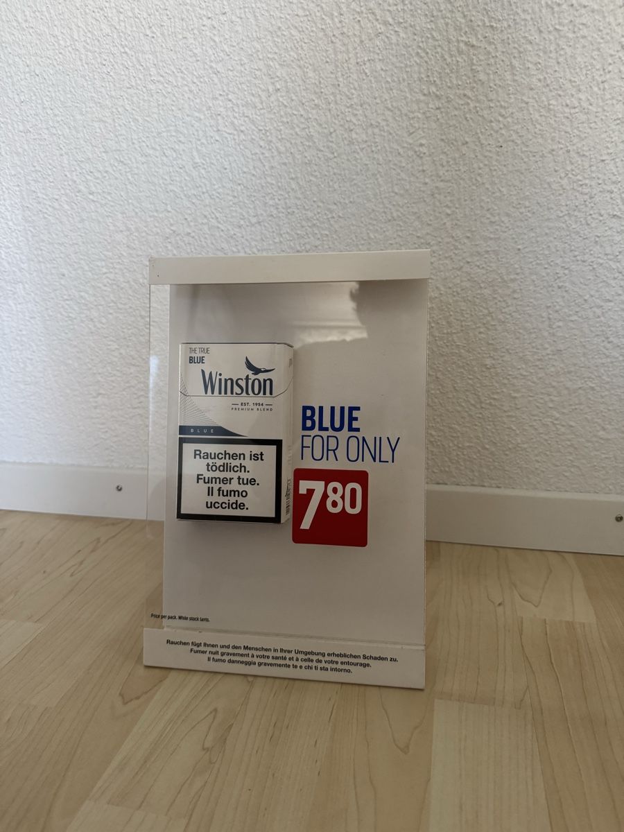Statuette: Winston Blue Werbung  – Usato da Buchberg venduto da jon_w9fy 1