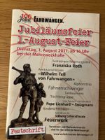 Festschrift 100 Jahre Verkehrsverein Fahrwangen