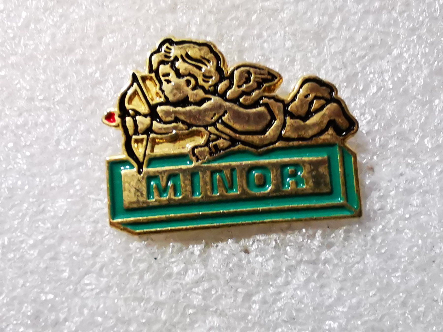 Placchette & Badge: Ansteckpin 50: Minor – Usato da Oppligen venduto da Pin-Fall-Shop