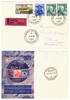 Carte de la journée du timbre 1938 (D) Lausanne 4.XII.38
