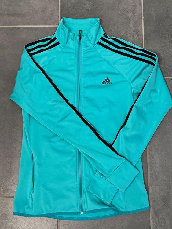 Adidas Sportswear Veste Adidas Femme Bleu Turquoise Adidas