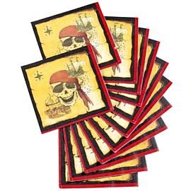 Alle Dekorationen: Pirat / Servietten / 20Stk. – Neu und originalverpackt aus Wetzikon ZH von partyonlineshop