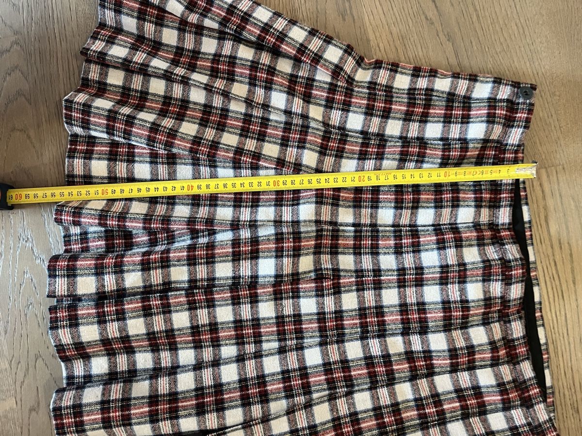 Gonne: Vintage Schicker Faltenrock Karo – Usato da Zürich venduto da Shopmystyle 5