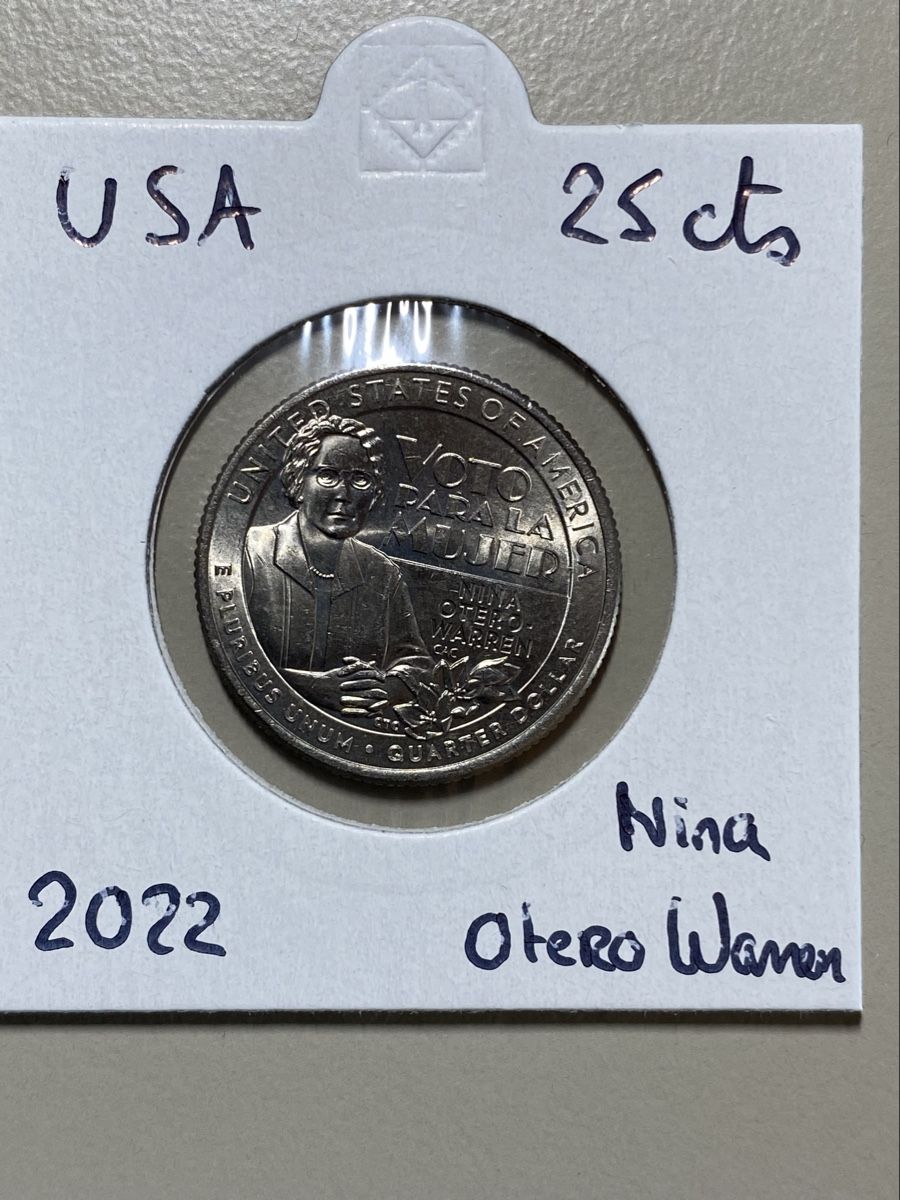 Tutti le monete: USA - Quarter Dollar - 2022 - N.Otero Warren  – Usato da Payerne venduto da Mike1682