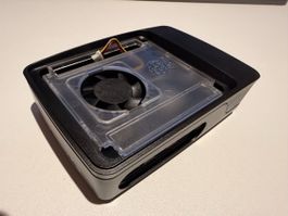 Gehäuse für Raspberry Pi 5 mit Lüfter neuwertig