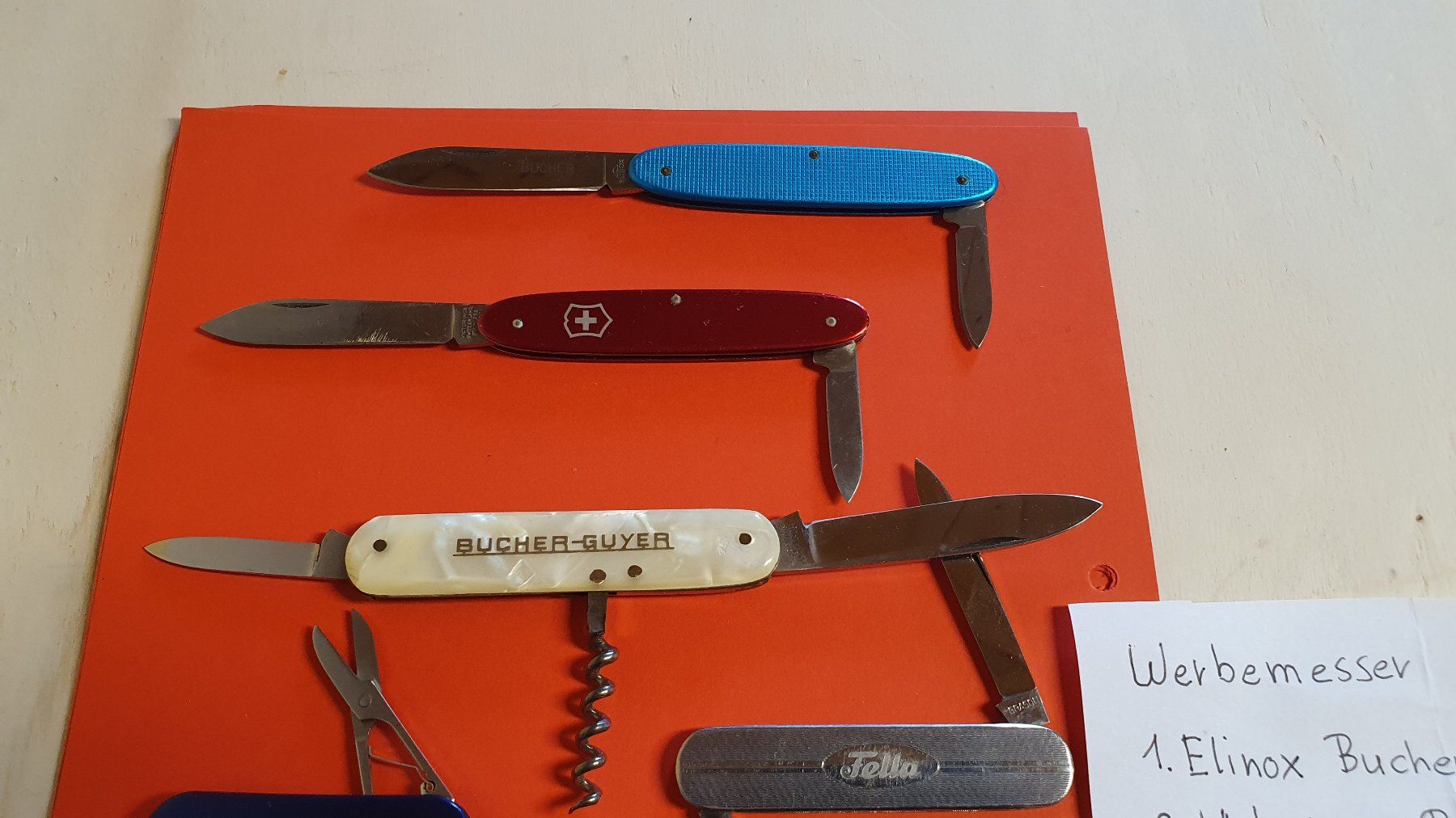 Coltelli tascabile: Werbemesser Konvolut 6 Stück – Usato da Richigen venduto da Auerhahn11 1