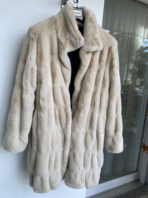 Herren Pelzmantel Mantel Reverskragen Elegant Winte Produktbild-Vorschau 11