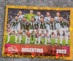 FIFA Museum Sticker ARGENTINA 2022 Neu