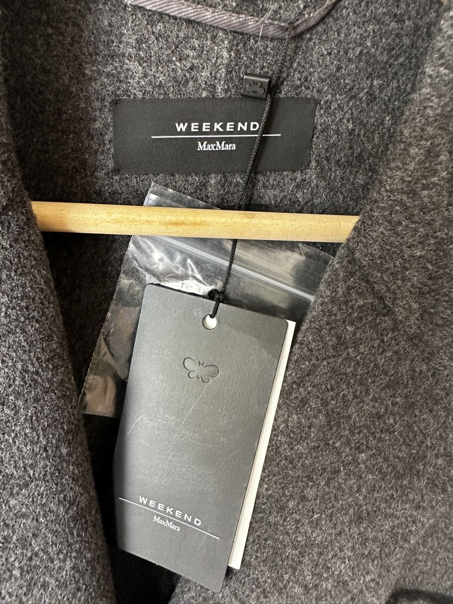 Max Mara Cappotti: Weekend MaxMara Wollmantel grau, Gr. 50, NEU! – Nuovo e nell'imballaggio originale da Arbon venduto da andizue 1