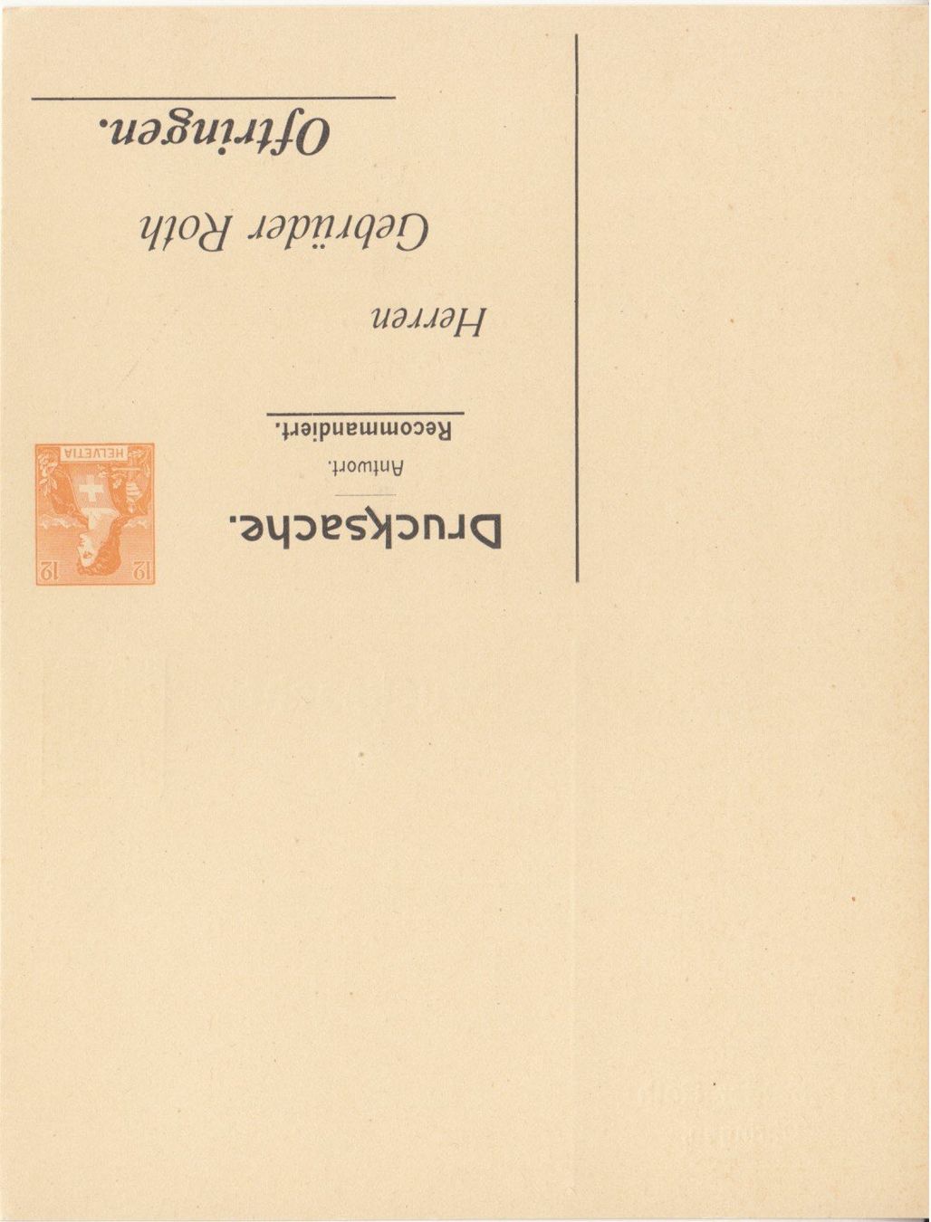 Alle Briefmarken: SGK PPK 106 Roth Oftringen – Gebraucht aus Bürglen TG von StampGraf 1