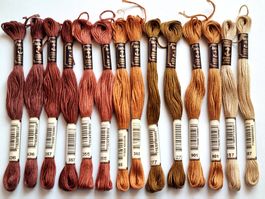 Anchor Vintage Waldboden – 14x Mouliné Baumwolle