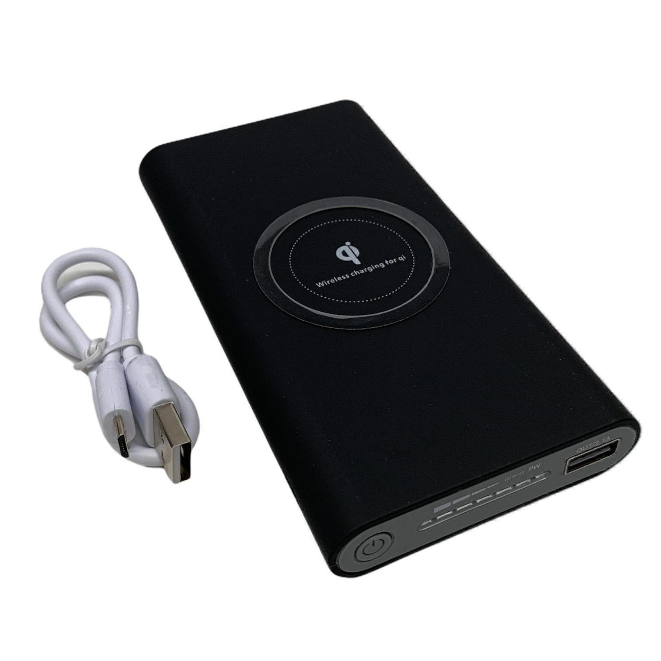 Caricabatterie: Powerbank mit Wireless Pad (schwarz) – Nuovo e nell'imballaggio originale da Kägiswil venduto da BUYRAMASHOPPING