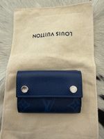 Louis Vuitton - Porte-monnaie compact Discovery bleu taïga