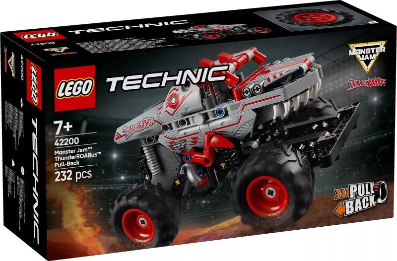 Lego Kit di costruzioni: LEGO Technic 42200 Monster Jam ThunderROARus Pull-Back – Nuovo e nell'imballaggio originale da Basadingen venduto da tot_59zf