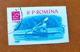 Briefmarken aus Rumänien Bootssport gestempelt
