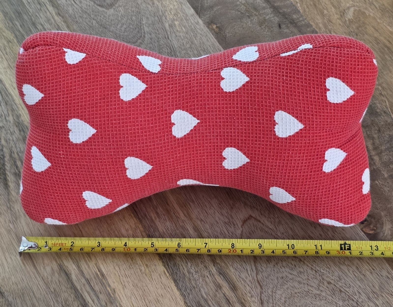 Cuscini: Kissen rot mit Herzen Handmade – Nuovo (secondo la descrizione) da Rheinsulz venduto da Gilea 3