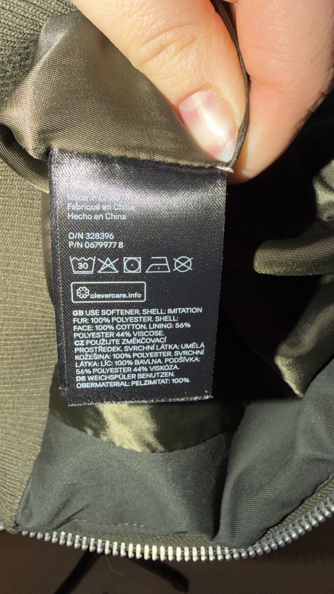 H&M Giacche: H&M faux Shearling Bomber Jacket – Nuovo (secondo la descrizione) da Zug venduto da SpringCleaning99 4