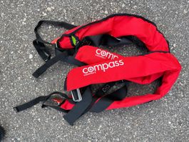 Rote Schwimmwesten Compass, 2 Stück