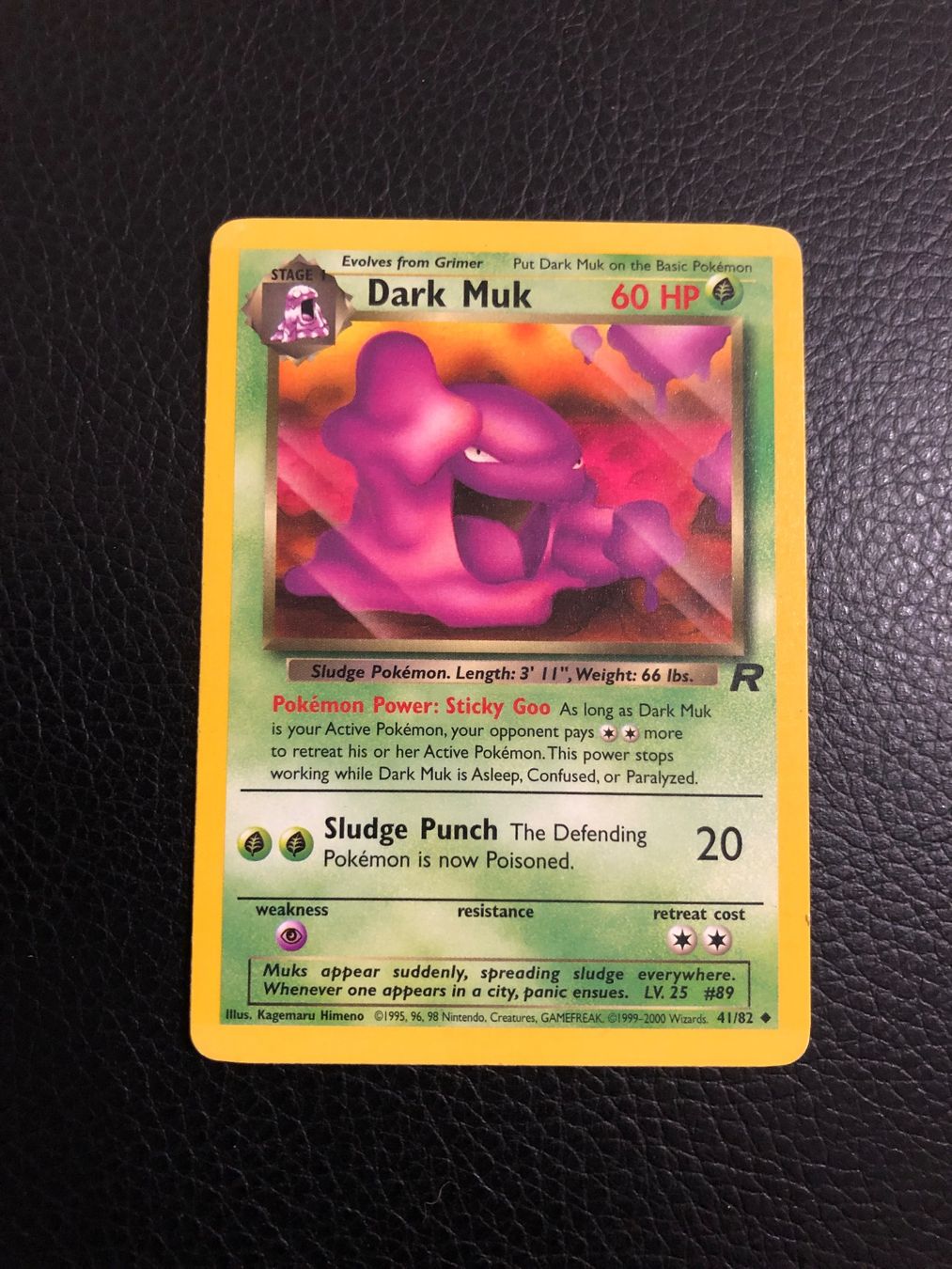 Pokémon Sammelbilder & Trading cards: Team Rocket Dark Muk 41/82 Ab 1 – Gebraucht aus Paradiso von Pkmn10