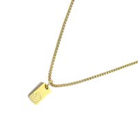 Halskette mit Buchstaben Name G vergoldet 18K - für Damen