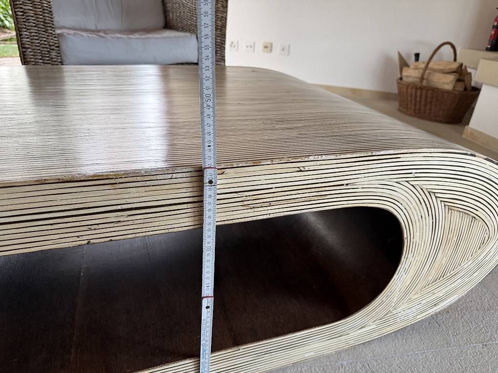 Tables: Designer Salontisch aus Rattan – D'occasion à Deitingen par Martin4500 4