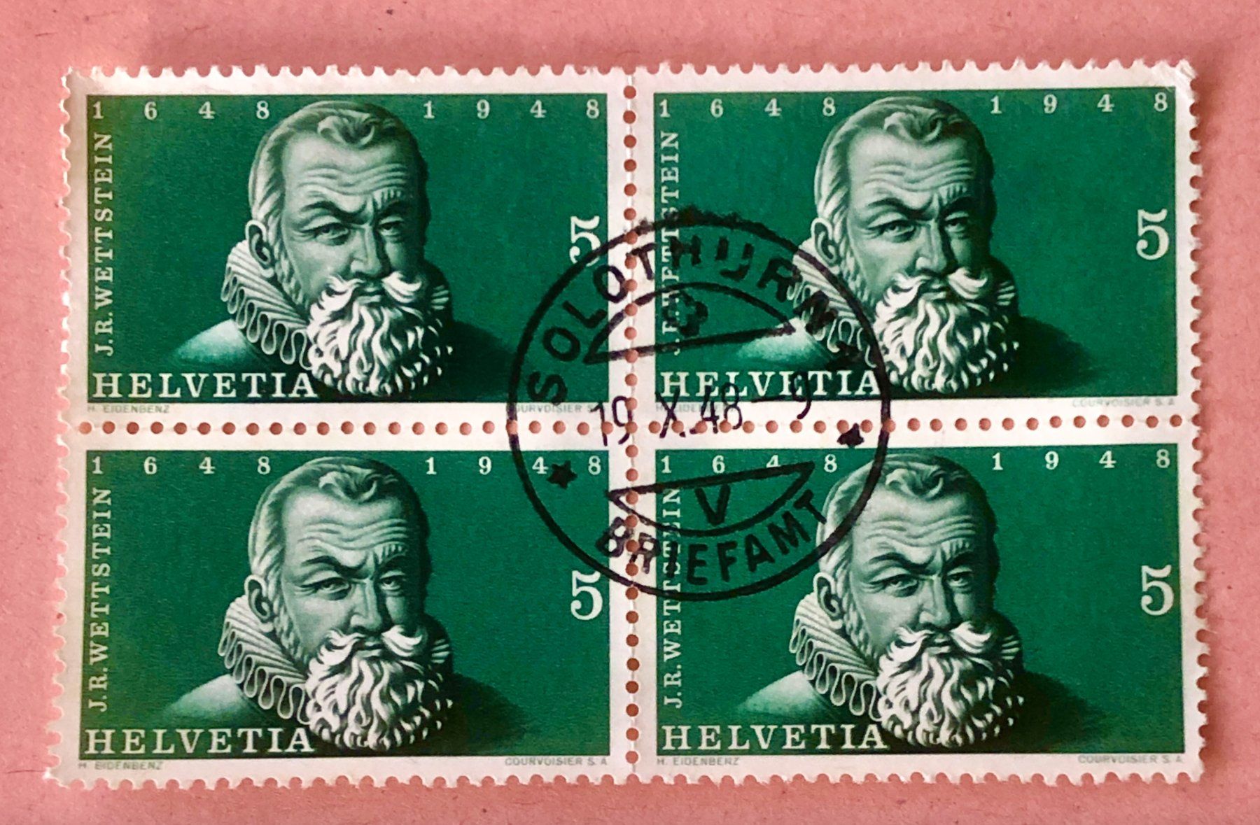 Tutti i francobolli: Nr.281 BRIEFMARKEN GESTEMPELT SOLOTHURN – Usato da Aarau venduto da Billa007