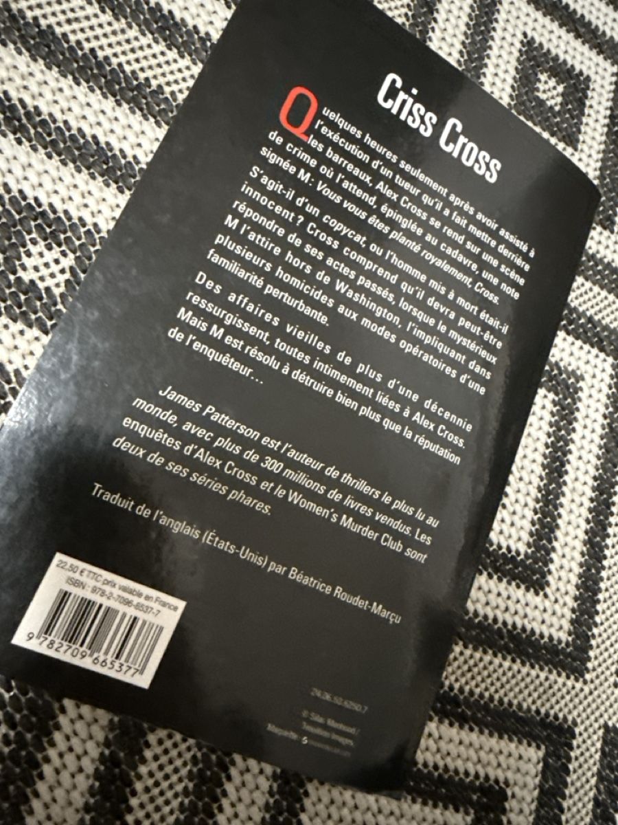 Bücher: James Patterson Criss Cross. Spannender Thriller! – Gebraucht aus Zürich von Krikri21 2