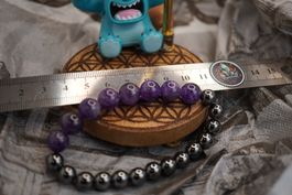 Amethyst  Hämatit   Armband    Ab 1.-  Rausverkauf