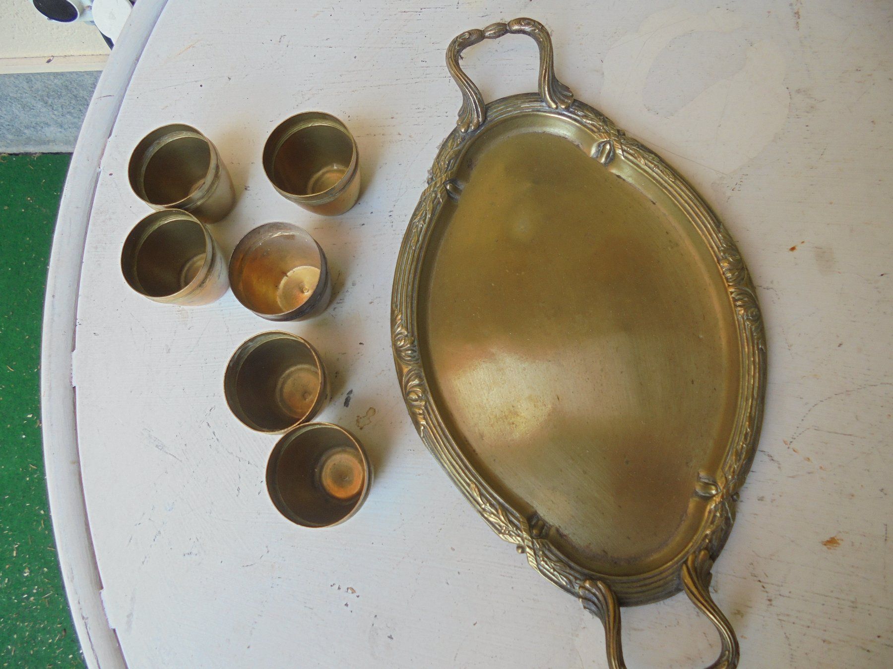Set di piatti: Antikes Liqeur-Set ca. 1940 – Usato da Camorino venduto da Hunpete 4