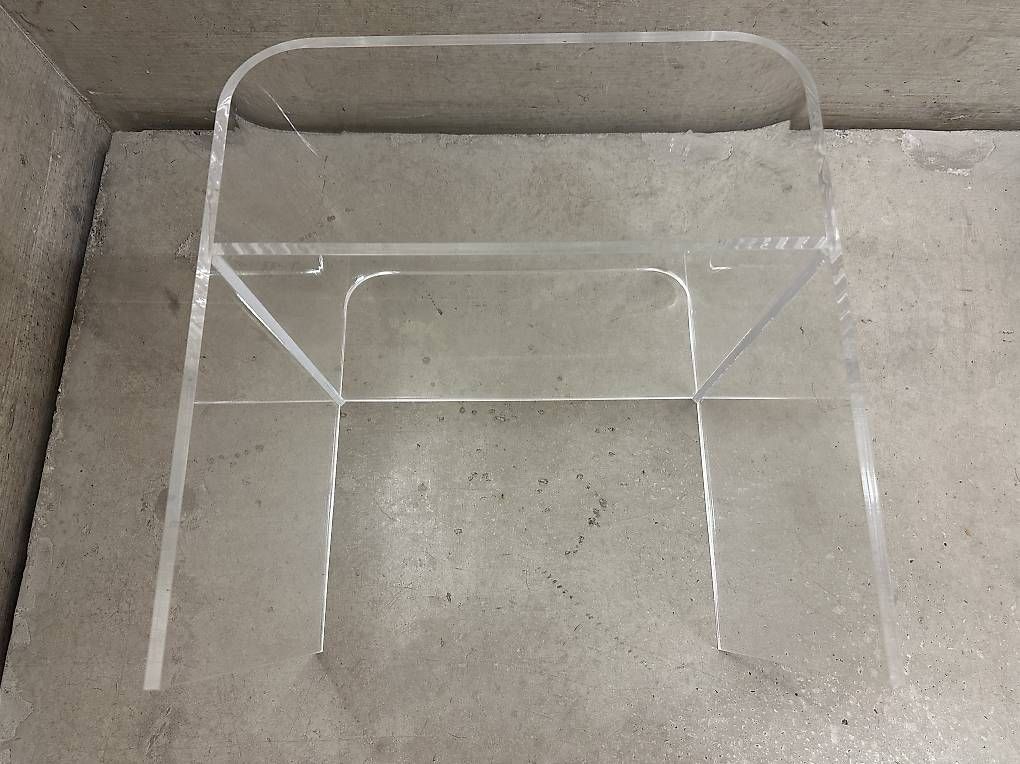 Tavoli: Side table + shelf plexiglass 🤍 Beistelltisch Plexiglas – Usato da Zuerich venduto da mas925 8