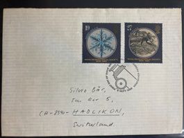 Großbritannien 1989 FDC Mikroskope 19p / 27p SSt Edinburgh