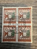 Schweiz Briefmarke Pro Patria 1967 Viererblock Top Zustand!