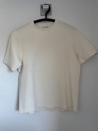 T-Shirt Zara Gr. M Creme weiss