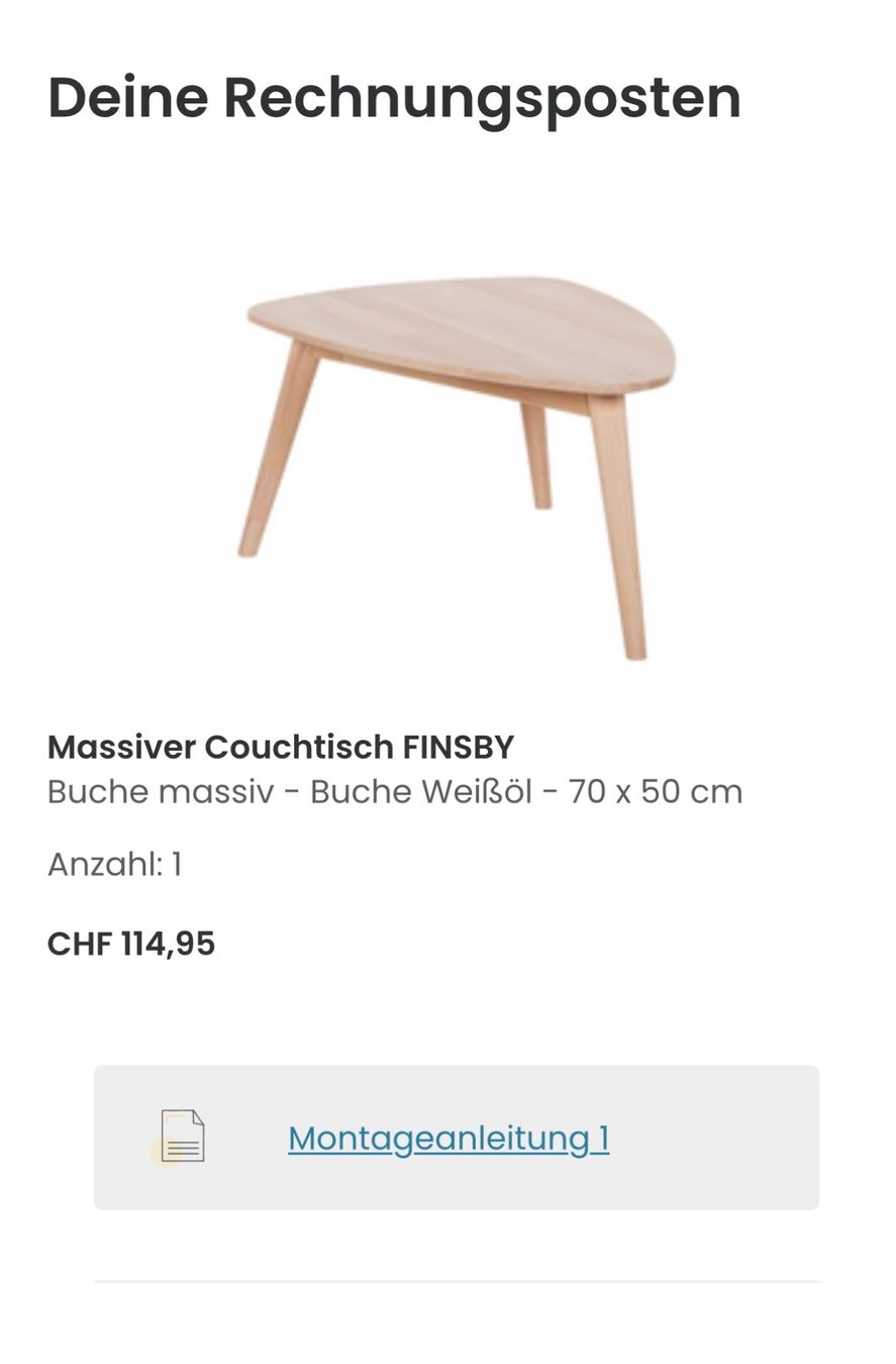 Tavoli: Original verpackter Couchtisch – Nuovo e nell'imballaggio originale da Bern venduto da huber_92 1