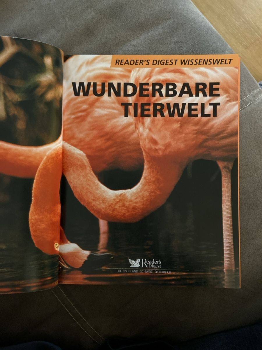 Libri: Reader's Digest "Wunderbare Tierwelt" - Quizfragen-Buch – Usato da Sisseln AG venduto da XBL-Rotstein 2