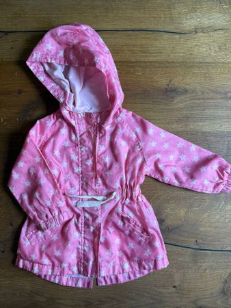 Kinderjacke Grösse 86 – rosa mit Sternen