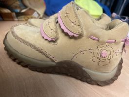 Elefanten Lederschuhe Gr. 25 Beige/Rosa, Top Zustand!