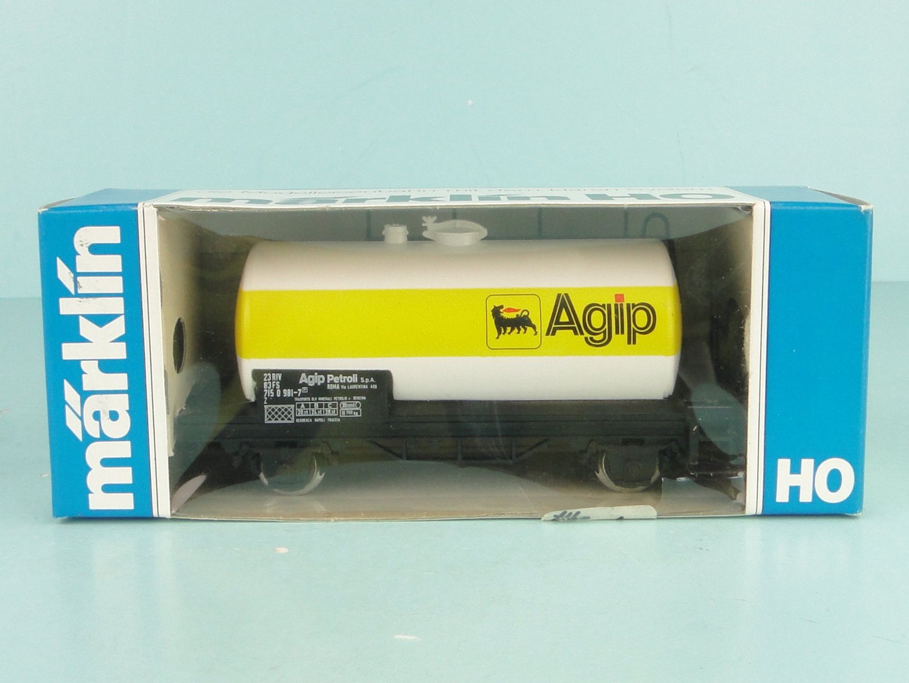 Märklin Modellini di ferrovie: Märklin 4443 FS AGIP, NEU – Usato da Bülach venduto da cann11 2