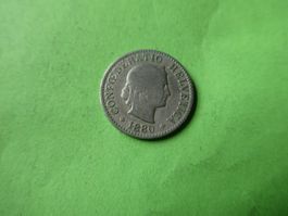 Schweiz 1880, 5 Rappen