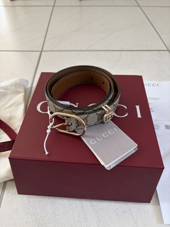 Gucci Gürtel, neuwertig, Grösse 80, Original mit Box!