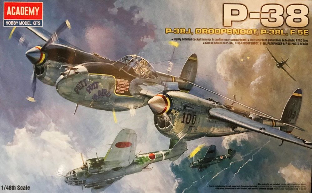 Lockheed P-38J/L / F-5E Lightning 1/48 (Neu und originalverpackt) in ...