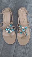 🆕️ Obsel Jeweled Sandals - 38 - Riemchen Sandalen